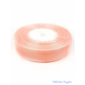 Organza szalag szegett 20mm x 45,72m - Barack
