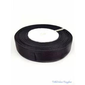 Organza szalag szegett 20mm x 45,72m - Fekete