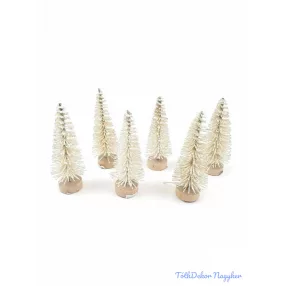 Talpas fenyőfa 6cm 6db/cs - Csillámos Krém