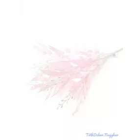 Pasztel hegyes leveles csokor 55 cm - Rózsaszín