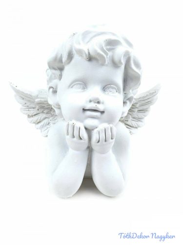 Angyalka fej figura 12x13cm - A