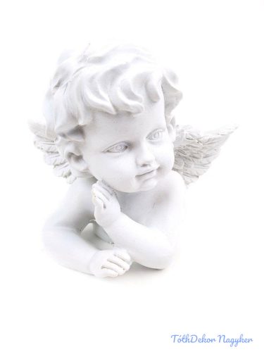 Angyalka fej figura 12x13cm - B