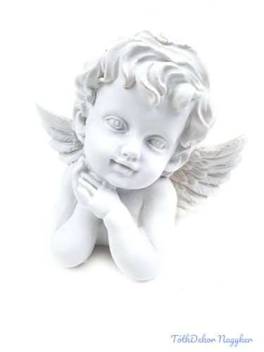 Angyalka fej figura 12x13cm - C