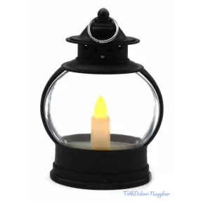 LED lámpás kerekded 12,5cm - Fekete