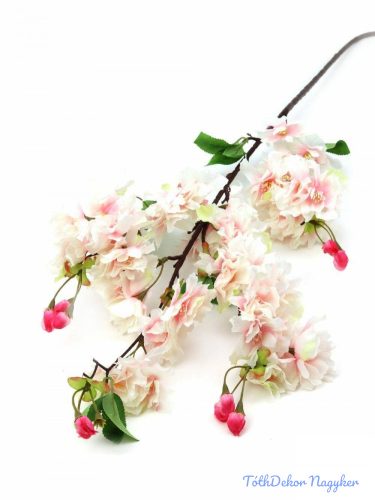 Tavaszi virágos ág 110cm - Halvány Rózsaszín