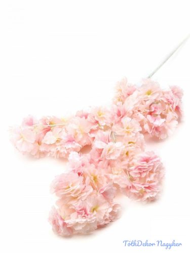 Tavaszi virágos ág 100cm - Rózsaszín