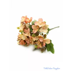 Apró virágos kis selyem csokor 31cm - Cirmos Barack