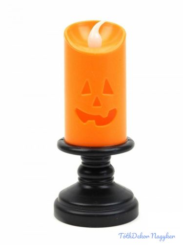 LED Halloween talpas gyertya 12cm