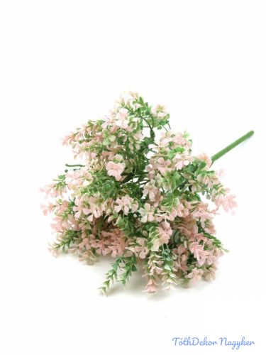 Aprófejű műzöld 29 cm - Rózsaszín