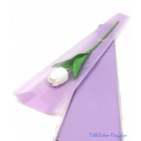 Szálas virág tasak - Egyszínű lila