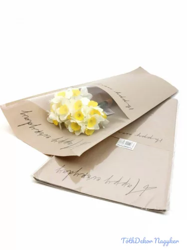 Virágtasak - Happy Everyday drapp