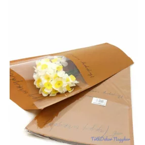 Virágtasak - Happy Everyday sötét barna