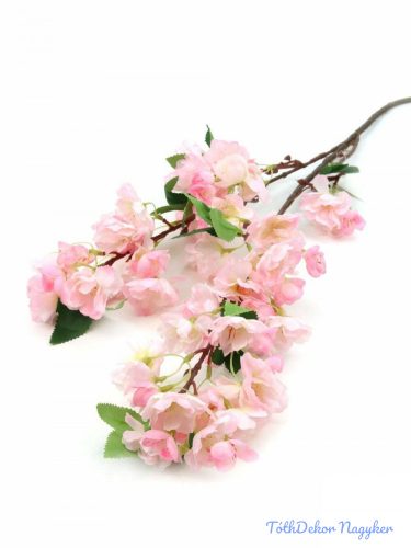 Virágos ág 85cm - Rózsaszín