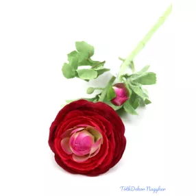 Boglárka szálas selyemvirág 50cm - Piros