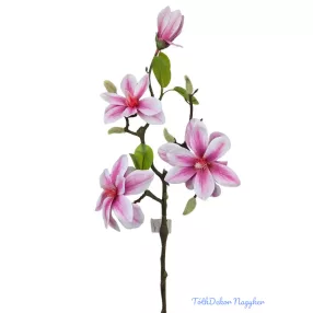 Magnólia ág 3+1v 56cm - Pinkes