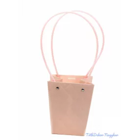 Rombusz mintás virágtáska nagy trapéz - Barack