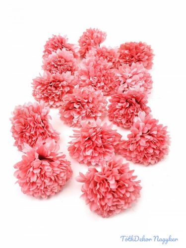 Krizantém selyemvirág fej 4,5 cm - Rózsaszín