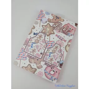 Anya-lánya konhyai kötény szett - Rózsaszín Mézi