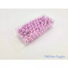 Gyöngy 10mm 85g - Gyöngyház Mályva