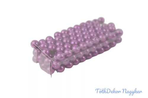 Gyöngy 10mm 85g - Padlizsán