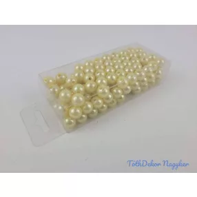 Gyöngy 10mm 85g - Krém