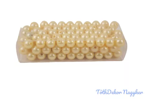 Gyöngy 10mm 85g - Krém