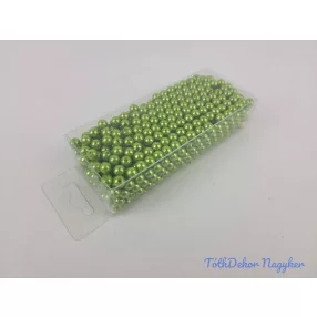 Gyöngy 6mm 85g - Zöld
