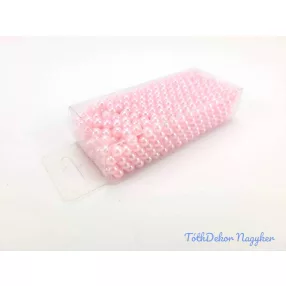 Gyöngy 6mm 85g - Babarózsaszín