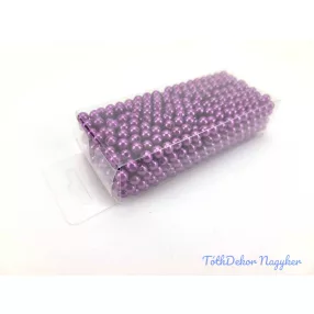 Gyöngy 6mm 85g - Padlizsán