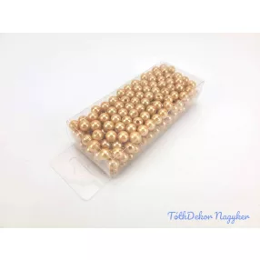 Gyöngy 8mm 85g - Aranybarna