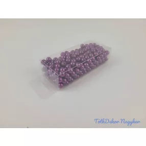 Gyöngy 8mm 85g - Padlizsán