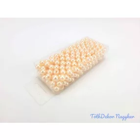 Gyöngy 8mm 85g - Halvány Barack