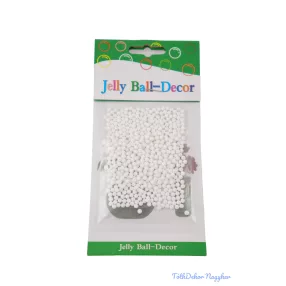 Dekor zselé aquagyöngy - Fehér