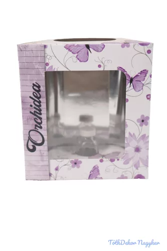 Orchideás doboz üveg fiolával - 1