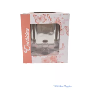 Orchideás doboz üveg fiolával - 2