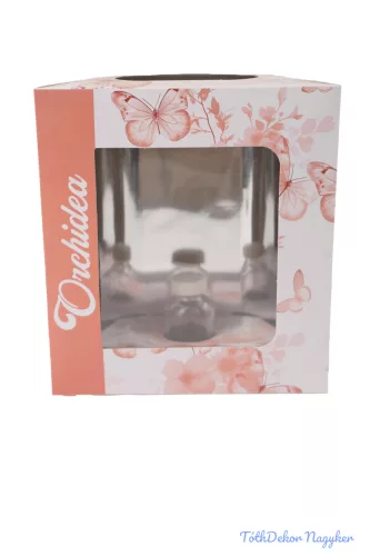 Orchideás doboz üveg fiolával - 2