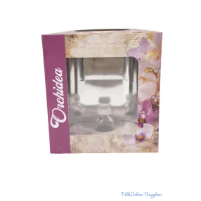 Orchideás doboz üveg fiolával - 4