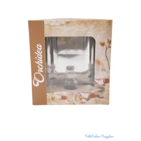 Orchideás doboz üveg fiolával - 6