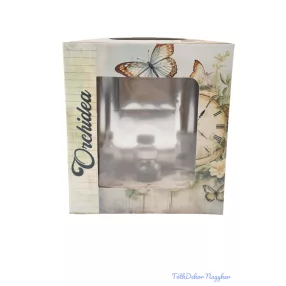 Orchideás doboz üveg fiolával - 7