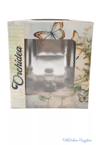 Orchideás doboz üveg fiolával - 7