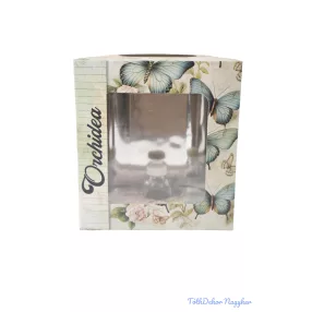 Orchideás doboz üveg fiolával - 8