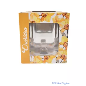 Orchideás doboz üveg fiolával - 9