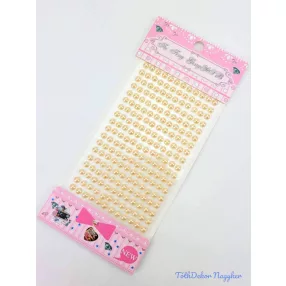 Gyöngy matrica öntapadós - Halvány Barack