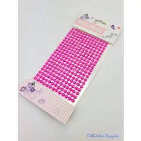 Gyöngy matrica öntapadós - Sötét Rózsaszín