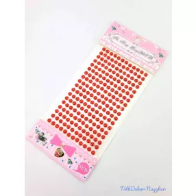 Gyöngy matrica öntapadós - Piros