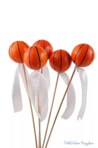 Pálcás plüss figura - Kosárlabda