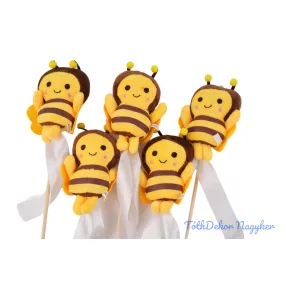 Pálcás plüss figura - Méhecske