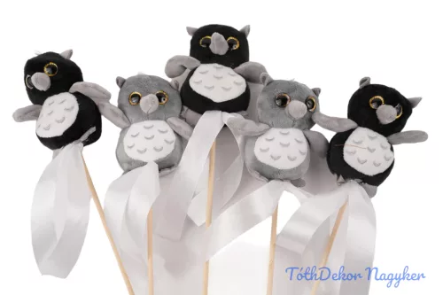 Pálcás plüss figura - Bagoly