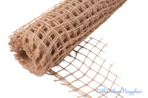 Juta nagylukú hálós tekercs 48 cm x 5m - Natúr