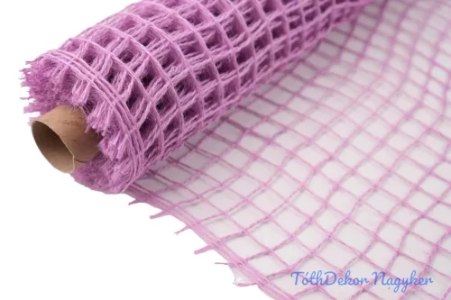 Juta nagylukú hálós tekercs 48 cm x 5m - Lila